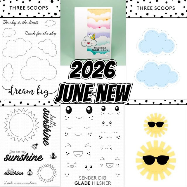 Sun and Glade Stanzformen für Scrapbook und Tagebuch Dekoration, Prägevorlage für DIY Grußkarten, Multicolor - Bild 1