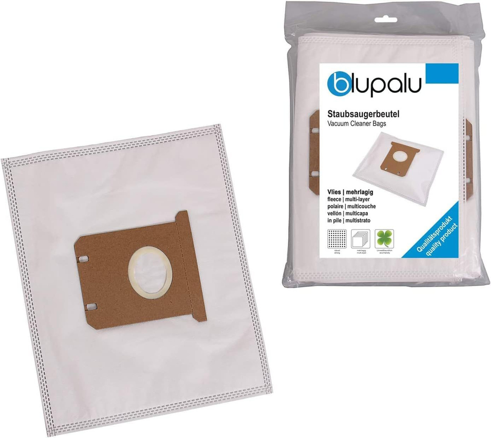 10er Pack blupalu Staubsaugerbeutel kompatibel mit Electrolux 32639700 inklusive Mikro-Filter in Weiß - Bild 1