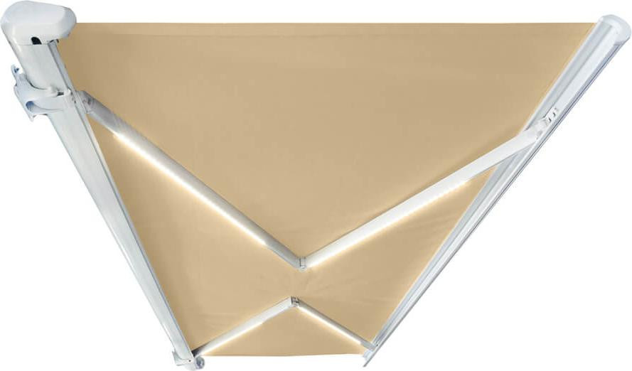 HOME DELUXE LED Vollkassettenmarkise ELOS Sandfarben B/H: 585 x 300 cm - Bild 1