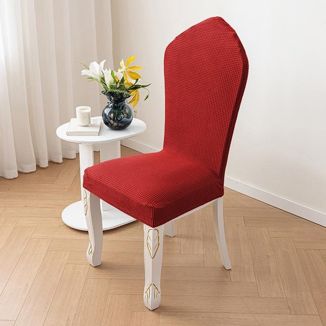 Yiran Furniture Stuhlbezug für Esszimmerstühle, rot, rutschfest und staubdicht, Breite: 40 cm - Bild 1