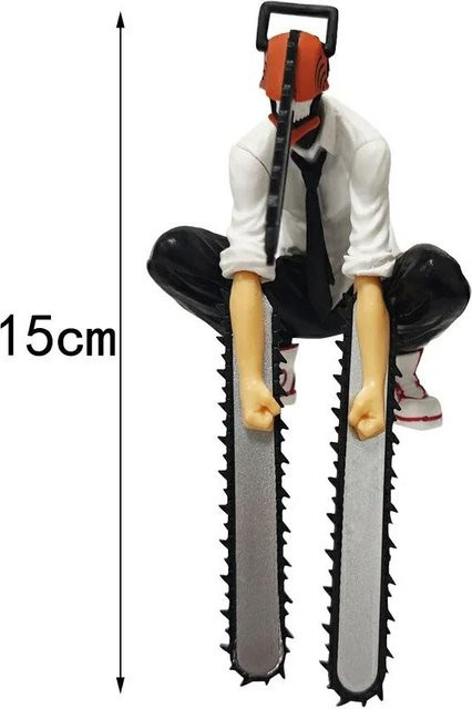 Fashnics Chainsaw Man Anime Figur Denji und Power Action Figur, Multicolor, Höhe: 15 cm - Bild 1