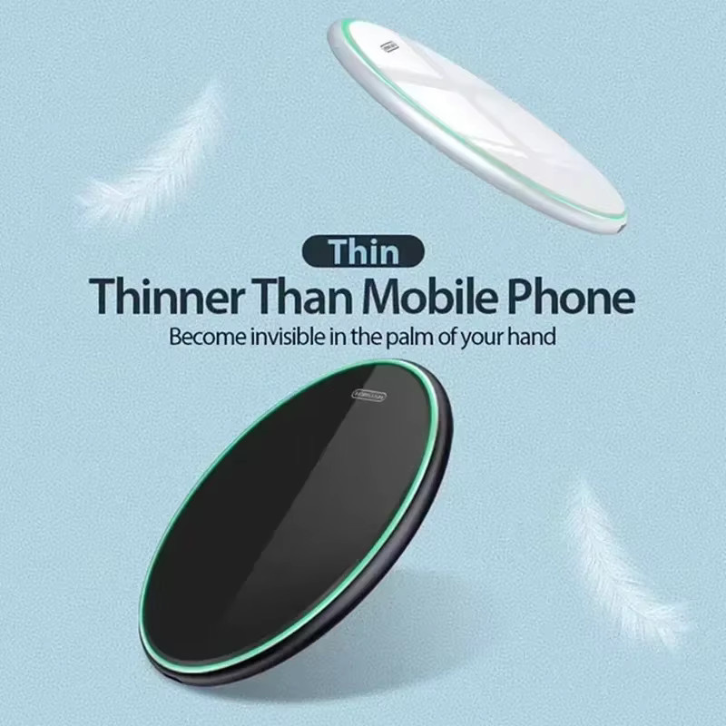 VIKEFON Kabelloses Metall-Ladegerät als Schnellladestation für iPhone und Samsung sowie AirPods - Bild 4