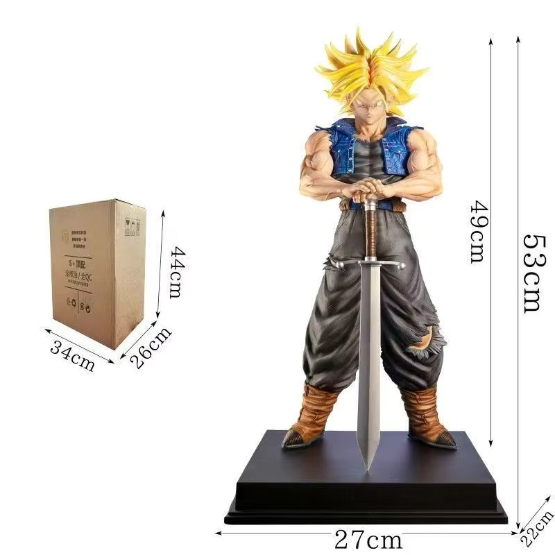 Bandai Dragon Ball Z Trunks Super Saiyajin Actionfigur, 53cm - Bild 4