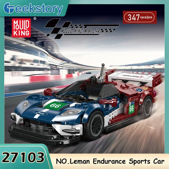 Mould King 27103 NO.Leman Endurance Sport Auto Bausteine Set mit 347 Teilen in Mehrfarbig - Bild 1