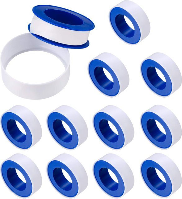 12 Rollen Xiaomoyu PTFE-Klebeband hitzebeständig und wasserdicht selbstklebendes Dichtungsband - Bild 1