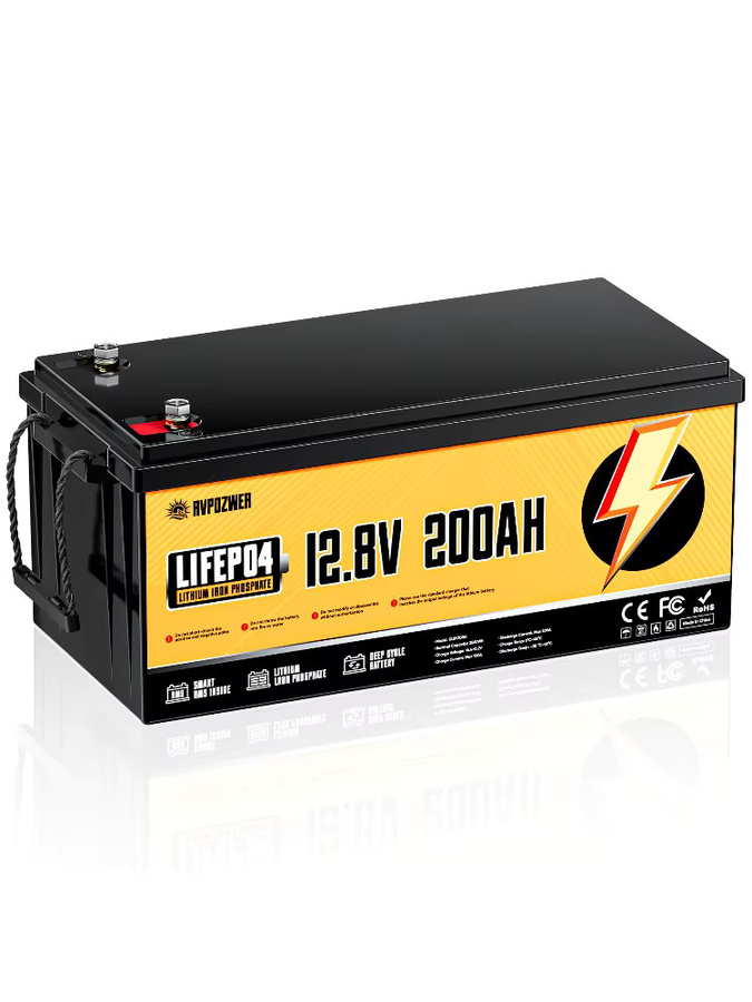 RVPOZWER LiFePO4 Lithium-Batterie 12V mit integriertem 200A BMS für Wohnmobile und Boote - Bild 8