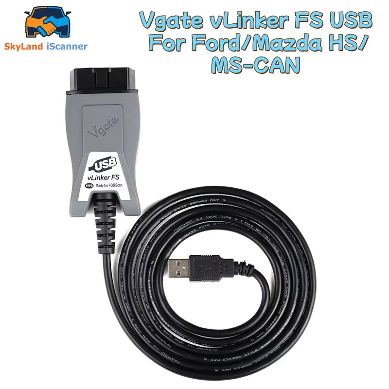 Vgate vLinker FS ELM327 OBD2 Diagnose-Interface für Ford FORScan und Mazda (HS/MS-CAN) - Bild 2