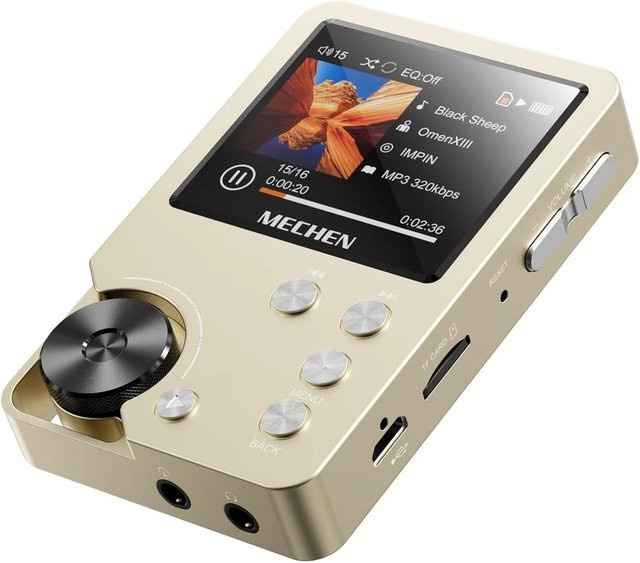 MECHEN M30 HiFi MP3-Player in Gold mit 64GB Speicherkarte und erweiterbar bis 256GB - Bild 1