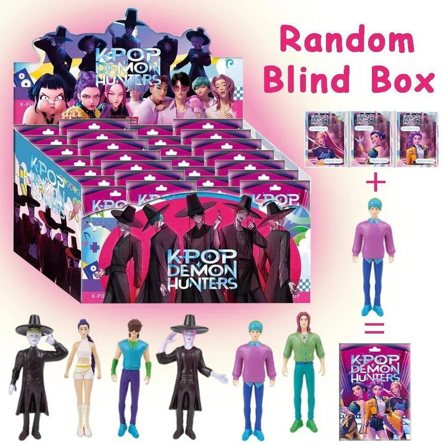 Yiran toy 1 K-POP DEMON HUNTERS Hexenjäger Dämonenjäger Blind Box Mini-Figur PVC-Modell - Bild 3