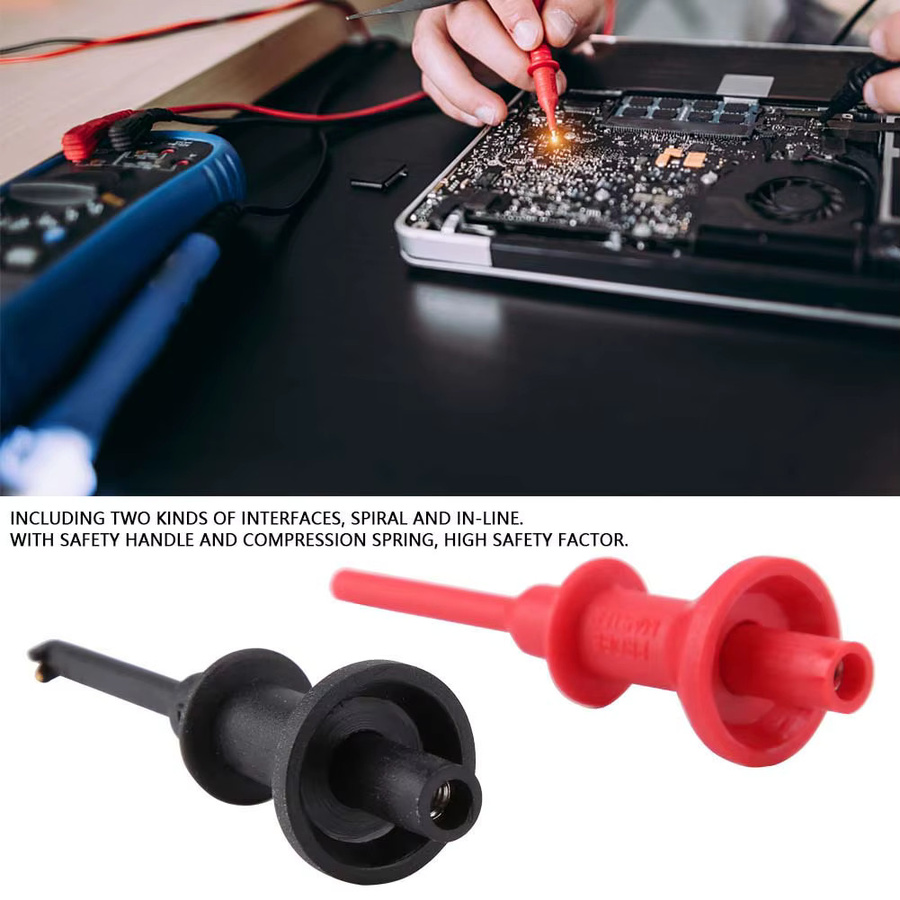 YOSOO Sondenclips für Multimeter-Testklemmen UT C01, 1 Paar Multimeter-Testkabel-Verlängerungshaken und Sondenclips - Bild 5