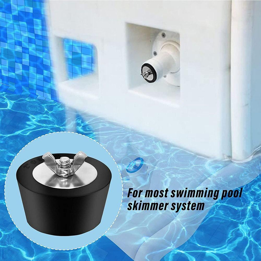 Uiaoping Pool-Überwinterungsstopfen aus Gummi in Schwarz, Durchmesser: 38 mm - Bild 9
