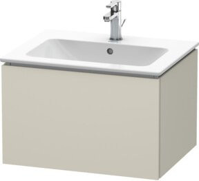 Duravit Waschtischunterschrank L-Cube, Tau Matt, Wandhängend, 1 Auszug, B: 62 cm, T: 48,1 cm, H: 40 cm - Bild 1