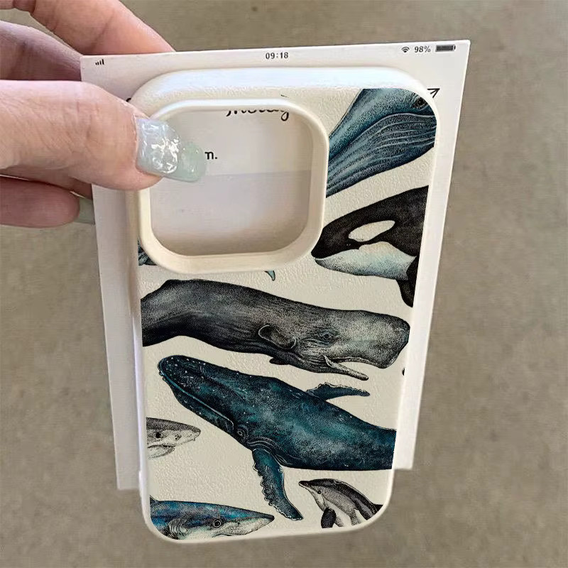 Handyhülle mit Retro-Walmuster für Apple iPhone 17, 16 und 15 Serien in Beige und Multicolour - Bild 4
