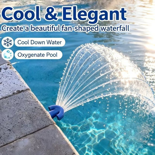 YTYIN 3-teiliges Pool-Kühl- und Belüftungsset mit 3/4 Zoll Gewinde in Schwarz und Blau - Bild 1