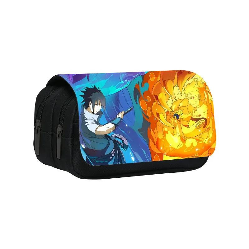 Yiran toy 1 Anime Federmäppchen aus Flanell mit Cartoon-Motiven, Mehrfarbig, B: 20,0 cm, H: 7,5 cm, T: 10,0 cm - Bild 1