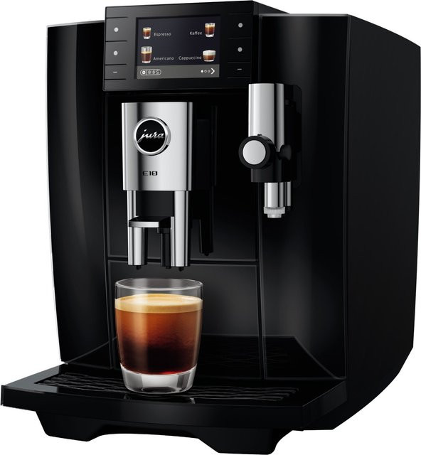 Jura E10 Diamond Black Kaffee-Vollautomat mit App-Steuerung und Cold Brew Funktion - Bild 1