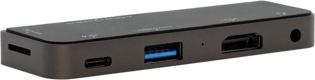 EXSYS EX-1222HM Notebook-Dockingstation und Portreplikator mit USB 3.2 Gen 1 Type-C und HDMI in Anthrazit - Bild 1