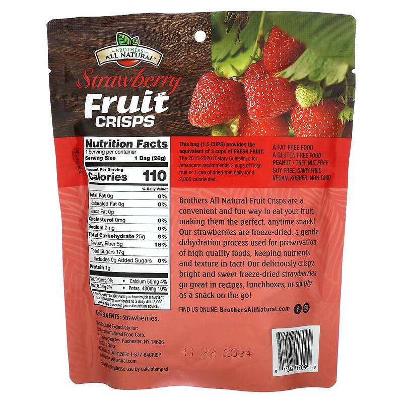 Brothers Fruchtchips Erdbeere 28 g - Bild 2