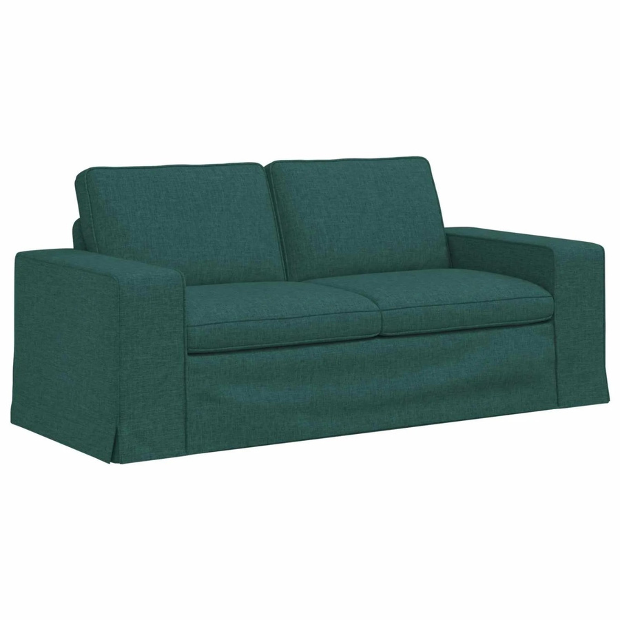 vidaXL Sofa Dunkelgrün mit Stoffbezug und Metallrahmen B/T/H: 182 x 80 x 82 cm - Bild 2