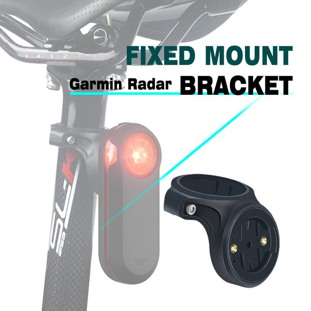 CYCLAMI Fahrrad Lampe Halterung für Garmin Varia Radar RVR 315 RTL510 515 500 in Schwarz - Bild 1