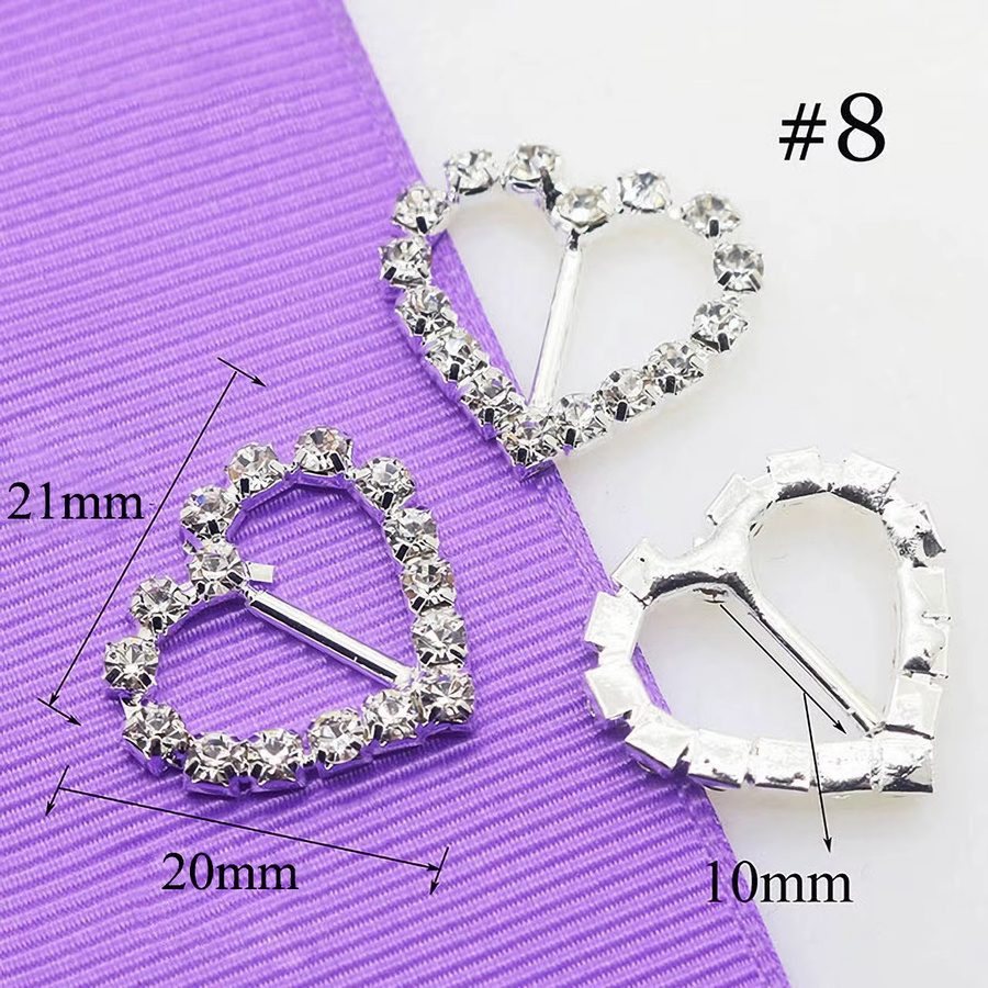 Strass Schnalle, 10 Stück, Schmuck Zubehör - Bild 2