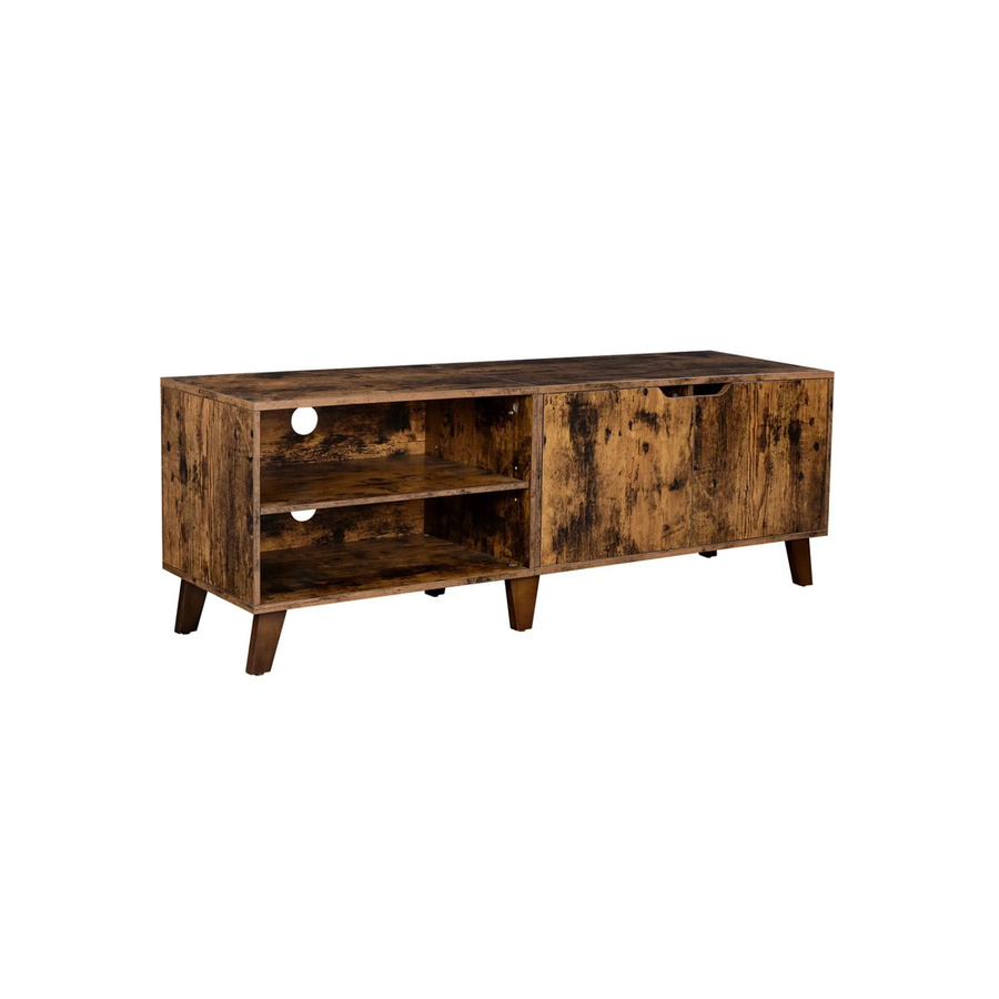 Vasagle Fernsehtisch in rustikalem Design, Braun, B/T/H: 140 x 40 x 45 cm - Bild 2
