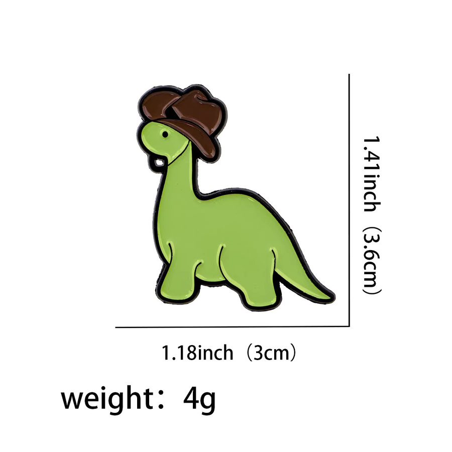 Ramulus Anstecknadel Dinosaurier-Emaille, Unisex - Bild 2