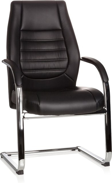 hjh OFFICE Freischwinger VITORO V mit Armlehnen aus Kunstleder in sportlich-elegantem Design - Bild 1