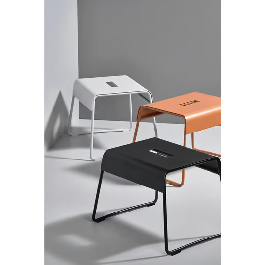 Zone Denmark Hocker Beistelltisch aus Metall in Schwarz, B/T/H: 29 x 32 x 41 cm - Bild 2