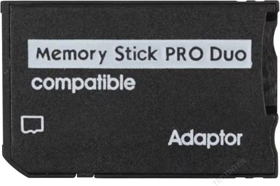 Sony TF zu MS Memory Stick Pro Duo Adapter für Sony PSP 1000 2000 3000 in Schwarz - Bild 1