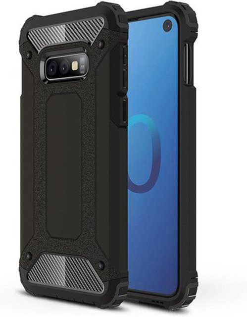 Techsuit Hybrid Armor Schutzhülle für Samsung Galaxy S10e G970 in Schwarz - Bild 1