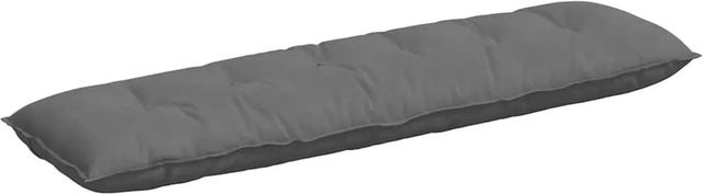 vidaXL Rückenkissen Dunkelgrau aus Mikrofaserstoff, B/H: 180 x 50 cm - Bild 1