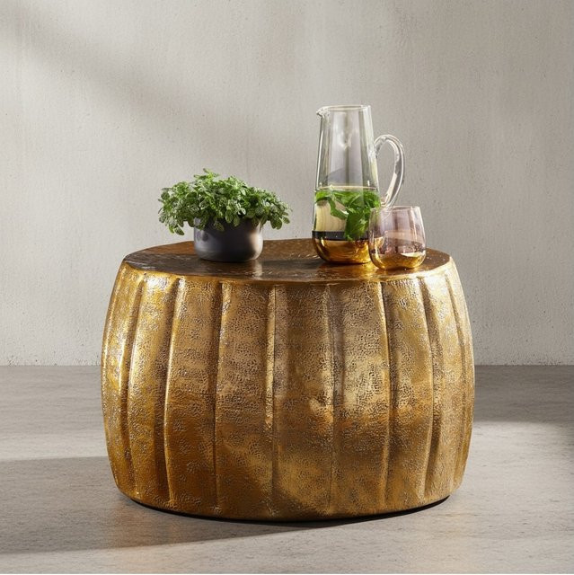 KADIMA DESIGN Couchtisch LIMENTRA Orientalisch aus Aluminium in Multicolour B/T/H: 60 x 60 x 36 cm - Bild 1