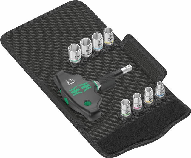 Wera Kraftform Kompakt 400 RA Set 2 Ratschen-Schraubendreher 1/4, 9-teilig - Bild 3