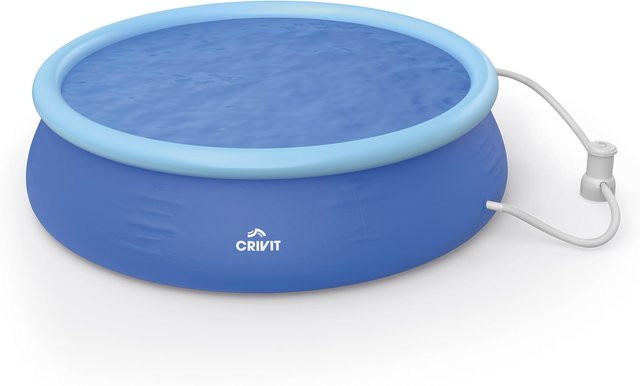 Crivit Quick-up-Pool mit Filterpumpe, Durchmesser: 240 cm, Höhe: 63 cm - Bild 1