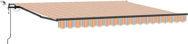 vidaXL Markisenstoff aus Polyester, Mehrfarbig, B: 400 cm, T: 350 cm - Bild 1
