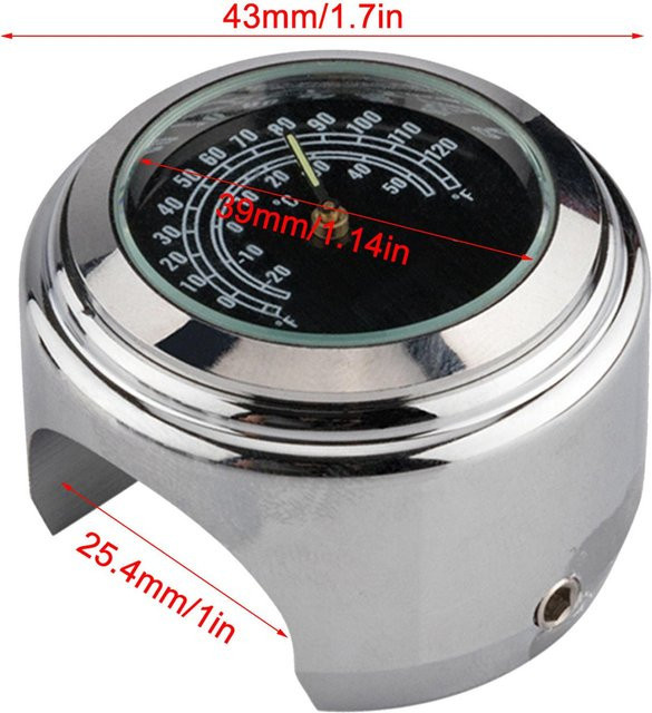 KaiSai Thermometer, schwarz, silber, Herren - Bild 1