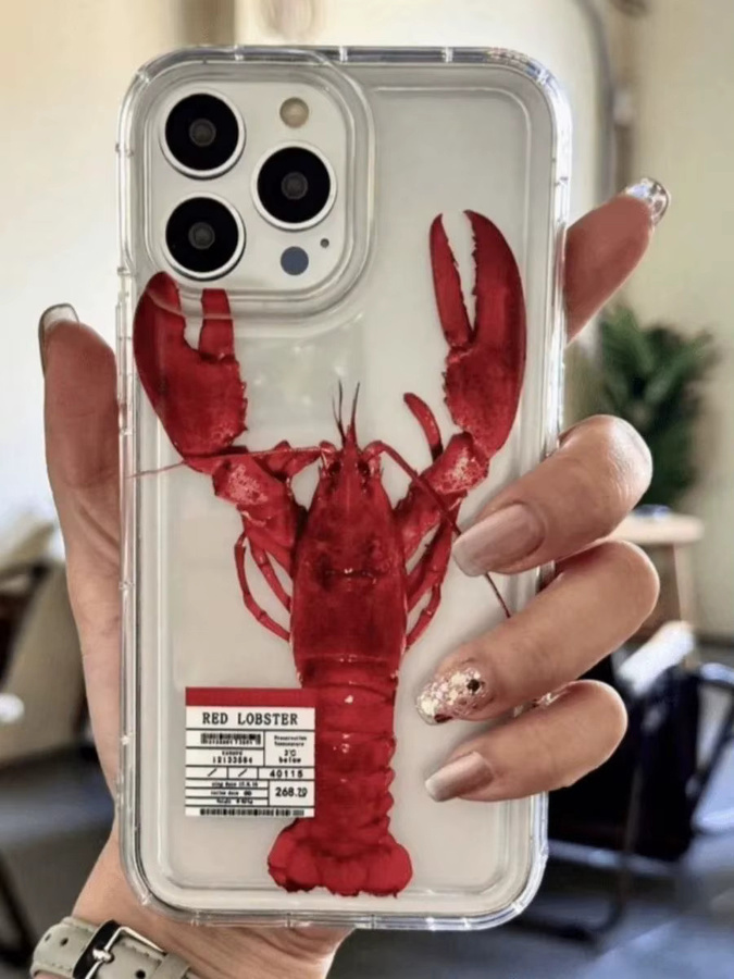 Transparente Airbag-Handyhülle mit Hummer-Print für Apple iPhone 17, 16 und 15 Serien - Bild 5