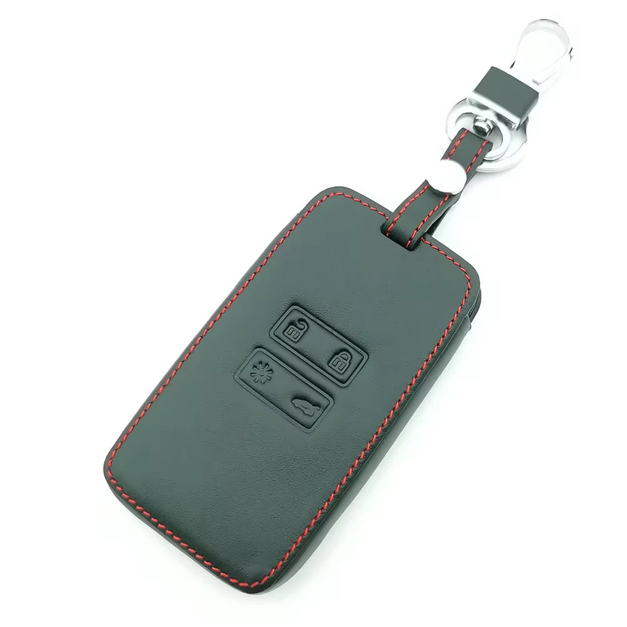 GZKANDM Smart Remote Key Case Cover Shell Fob für Renault Koleos Kadjar Clio Megane Talisman Espace Zoe Scenic Dacia Sandero in Schwarz - Bild 2