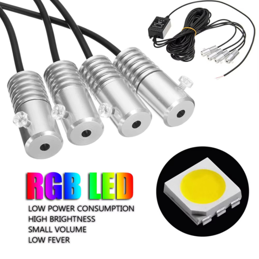 KALADA 6-in-1 LED-Atmosphären-Autolicht mit RGB-Farben, flexible Neon-Flex Dekolampe mit App-Steuerung und Fernbedienung, 8 m Glasfaser-Streifen in Multicolour - Bild 5
