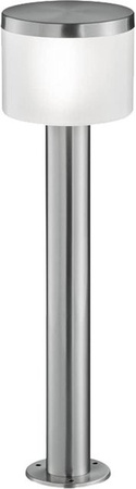 Reality Trio LED-Wegeleuchte RL128 Außenleuchte für den Garten aus Edelstahl in Silber, Höhe: 54 cm