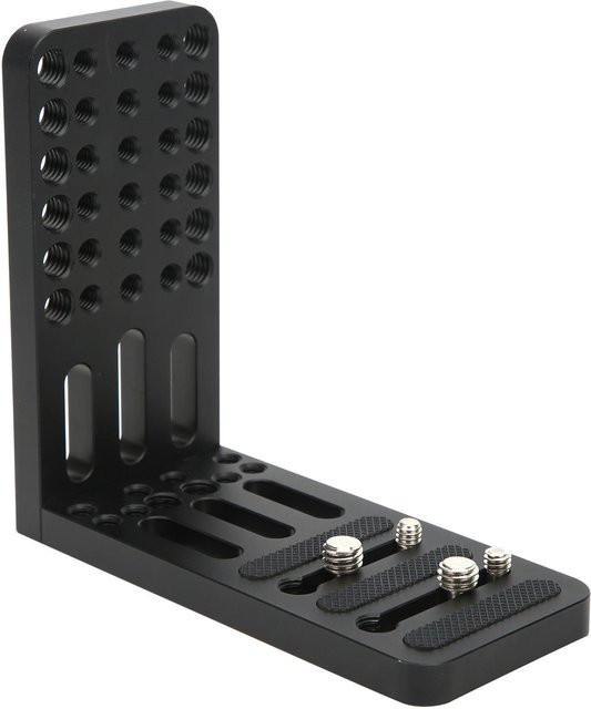 Andoer L-Shape Vertikale Schnellwechselplatte aus Aluminiumlegierung für FS7H, ARRI und FS5 in Schwarz - Bild 1
