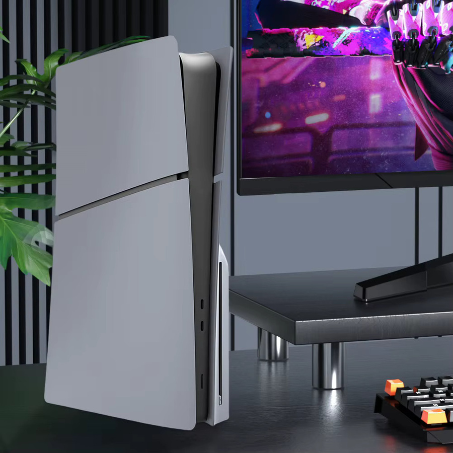 ABS Hard Case Gehäuseabdeckung für Sony PlayStation 5 Slim Disc und Digital Edition als staubdichte Frontplatte und Seitenplattenschale - Bild 3