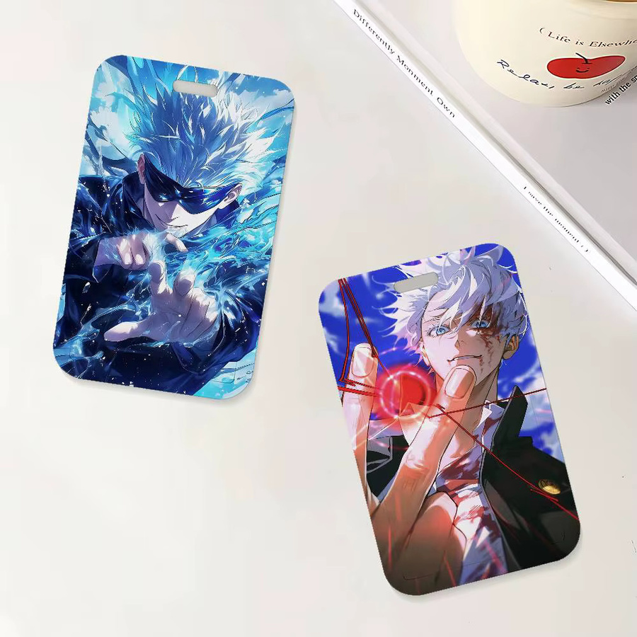 Mesuca Anime Gojo Satoru Ausweishalter mit Umhängeband in Multicolour - Bild 4