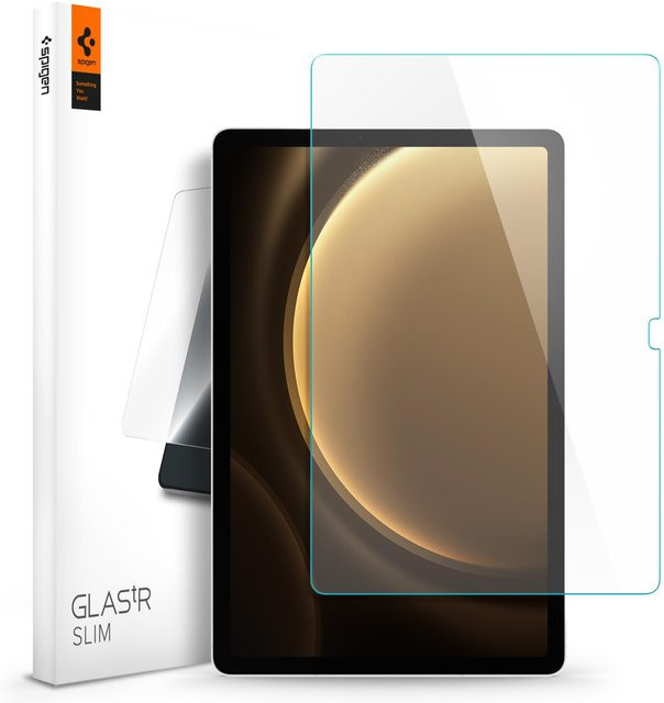 Spigen Schutzglasfolie für Galaxy Tab S9 FE in Beige mit 9H Härtegrad - Bild 1