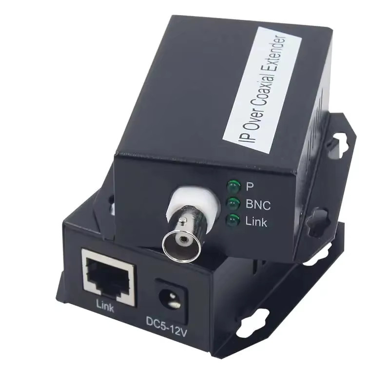 TITAK IP-Netzwerk zu Koaxial-Extender Ethernet RJ45-Konverter für CCTV-Kameras, Schwarz - Bild 5
