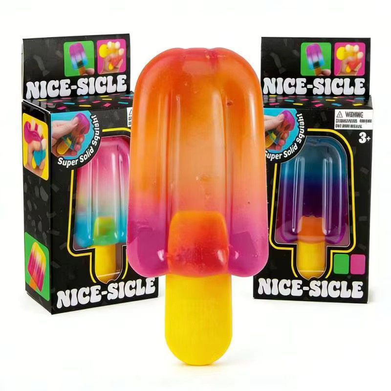 Nice-Sicle Gradient Eis am Stiel Squishy Spielzeug in Multicolour für Stressabbau und Kinder als Partygeschenk - Bild 2