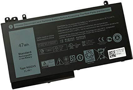 Dell Laptop-Batterie Lithium-Ionen 4 Zellen 47 Wh in Schwarz für Latitude E5270 - Bild 1