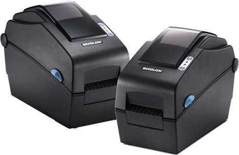 Bixolon SLP-DX220 Thermodirekt-Etikettendrucker in Dunkelgrau mit USB, LAN und serieller Schnittstelle - Bild 1