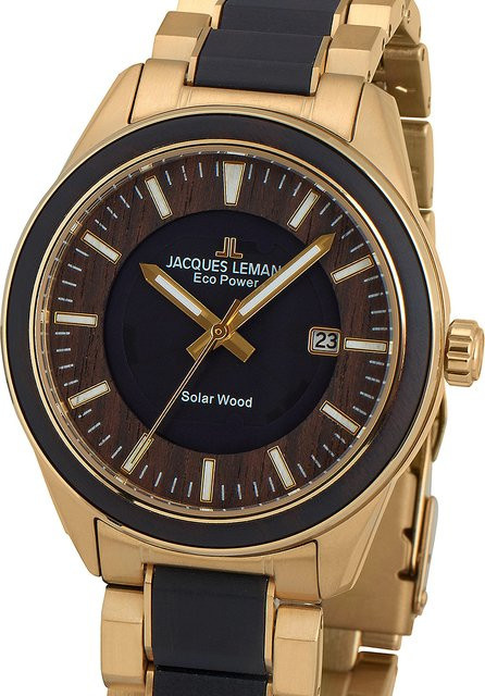 Jacques Lemans Herrenuhr, Solar, Edelstahl, 40 mm, 10 ATM - Bild 1